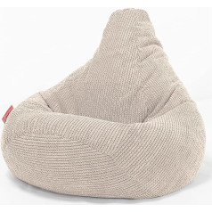 Lounge Pug , spēļu krēsls Bean Bag krēsls Pom-Pom Cream