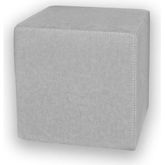 Betten-Abc KUBI Стул Сиденье Куб Напольная Подушка Footstool 40 x 40 x 40 см Пять цветов Гостиная, Детская комната, Гостевая комната или Прихожая (Цвет: Свет