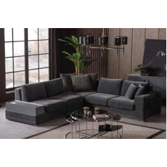 Jv Möbel Corner Sofa Couch Furniture Textile Sofas Couchen Corner Set Living Landscape