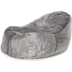 Icon Sapņu guļammaiss Bean Bag 110 x 80 cm Milzu mākslīgās kažokādas pupiņu maiss