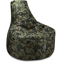 Bubibag Pieaugušo Bērnu Giant Beanbag Gamer Bean Bag iekštelpu āra Bean Bags Gaming sēdeklis spilvens Lounge grīdas Bean Bag skolas bērnudārza Diametrs 80 cm Dažādas krāsas