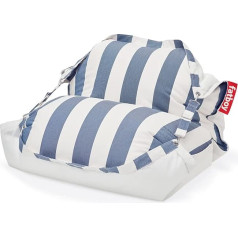 Fatboy Original Floatzac Sea Blue (Striped) - Āra pupiņu maiss - Peldbaseina pupiņu maiss - Ātri žūstošs un peldošs ūdens pupiņu maiss