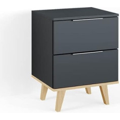 Vicco Neptune Sideboard Anthracite / Beech 46 x 61 cm