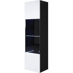 Mb Muebles Bonitos Muebles Bonitos Piekaramais skapis Luke Model V6 Black White (40 x 165 cm)