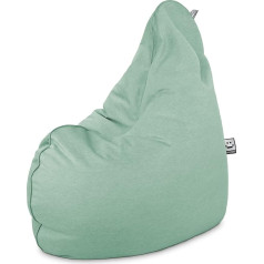 Happers Bean Bag Pear Relax Velvet Mint Bean Bag dzīvojamās istabas audums ar persiku ādas sajūtu