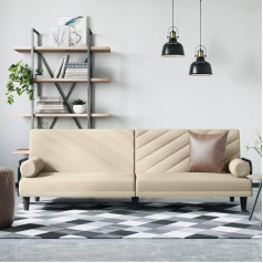 ‎Raugaj RAUGAJ dīvāni-dīvāns-guļamā dīvāns ar roku balstiem krēma auduma mēbeles