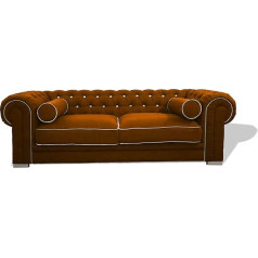 Jvmoebel Chesterfield Sofa 3 Seater Upholstery Designer Couchen Sofa Set SL Sofa 30