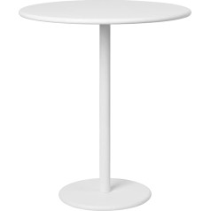 Blomus Side Table 62015 Garden Side Table Steel White 40 cm