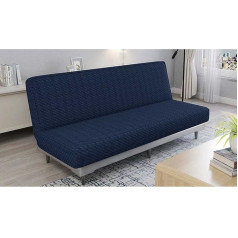 Bez roku dīvāna gultas pārvalki Dīvāns bez roku balsta 3/2 sēdvietas Elastīgais dīvāna pārvalks Clic Clac Dīvāna pārvalks Slipcover Couch Cover Dīvāna gultas pārvalks Cover Cover Cover Cover (Krāsa : B)