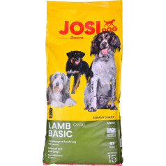 josidog jēra pamatbarība sausai suņu barībai 15kg