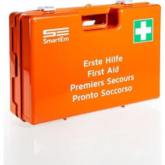 First Aid Case VIDU III - DIN 13169:2021, Company First Aid Kit with Wall Mount, Large First Aid Kit According to ASR for Businesses of 50 to 300 Employees, Public Institutions and Home