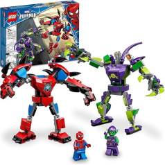 LEGO 76219 Supervaroņi Zirnekļcilvēku un zaļo goblīnu mehu duelis