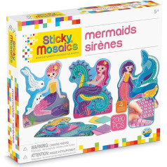 ORB 50986.0 Sticky Mosaics Sirens 50986 DIY mozaīka ar cipariem 24 cm no 5 gadiem Daudzkrāsains