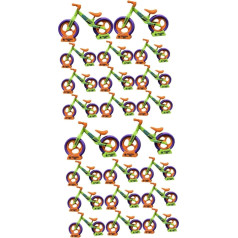 ifundom 24 gab. burkānu līdzsvara auto Mini rotaļlieta Mini līdzsvara velosipēds Izglītojoša rotaļlieta montāžai Montāžas rotaļlieta DIY līdzsvara velosipēds Dāvana Plastmasas bērns