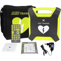 AED Trainer XFT 120GA, First Aid Teaching Training Device, 8 Different Scenarios, German, French, Spanish and Italian Voice Prompts with Remote Control