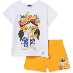 Chicco Baby Girls' Completino T-Shirt + Pantaloncini T-Shirt + Shorts Set