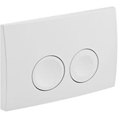 GEBERIT GEB115125461 Hromēta DELTA21 Silky Lustre push plate - caurspīdīga - Geberit