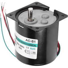 Xd80Ktyz Ac-sinhronais zema ātruma motors Mazs elektromotors (Ac220V 60W) CNC darbgaldiem (20Rpm/min Ac220V), universāls motors