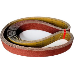 1800 x 50 mm Sanding Belts, Sanding Accessories, Sanding Belts, 40-1000, for Wood, Soft Metal, Sanding and Polishing (Color : 10PCS, Size : 80 Grit)