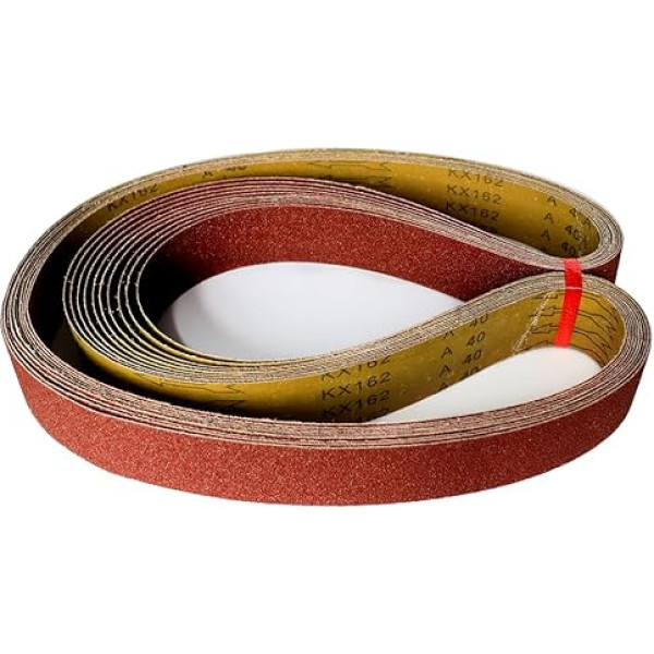 1800 x 50 mm Sanding Belts, Sanding Accessories, Sanding Belts, 40-1000, for Wood, Soft Metal, Sanding and Polishing (Color : 10PCS, Size : 80 Grit)