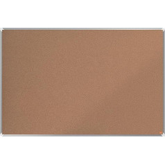 Nobo Korķa tāfele 100 x 150 cm Alumīnija rāmis Pašizgūstoša korķa virsma, uzstādīta stūrī Premium Plus Natural Brown 1915182