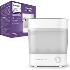 Philips Avent SCF291/01 Uzlabots pudeļu sterilizators, iznīcina 99,9 % mikrobu, 10 min sterilizēšanas cikls