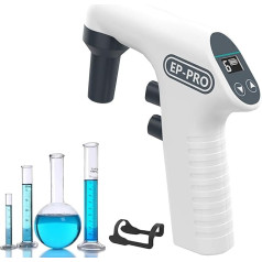 YOOTg Elektroniskā pipetpumpe, Hochwertiger Elektronischer Pipettenregler, 0,45 μm Filter, Bereich 0,1-100 Ml, Elektronische Pumppipette,BracketKit