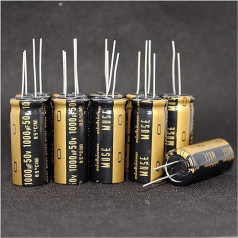 EMEXUTYB Kondensatoru komplekts 30 gab / partija Fever Capacitor Audio Alumīnija elektrolītiskais kondensators Kondensatori Diode Switch (izmērs: 100V 22UF)