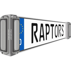 Raptors LED Technik X-Lighter Аварийный свет на номерном знаке, аварийный свет на перекрестке, состоящий из 4 передних мигалок с одобрением ECE R65, предупр