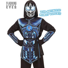 Widmann – Children’s Cyber Ninja Costume, 140 cm