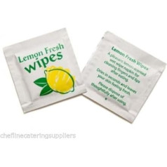 1000 X Влажные салфетки для рук с ароматом лимона