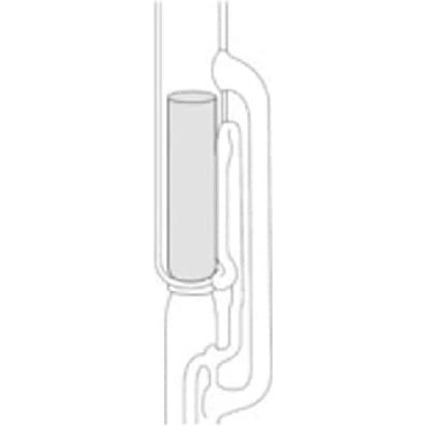 Neolab E 1206 Celulozes smailes, Nr. 30, apaļa pamatne, 33 mm iekšējais diametrs, 94 mm augstums (iepakojumā 25 gabali)