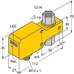 6870661 - FCI - D06CTP - AP8X H1141, StrÃ ¶ Mungsã ¼ Berwachung Inline Sensor