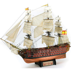 Artesanía Latina - Koka kuģu modeļi - Spānijas kuģis, Santísima Trinidad Trafalgar 1805 - Modelis 22901, mērogs 1:84 - Modeļi uzbūvei - Expert Level