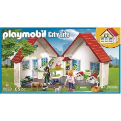 PLAYMOBIL City Life mājdzīvnieku veikals ar ēku