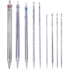 Argos Technologies Seroloģiskās polistirola pipetes 25ml sterilas (150 gab. iepakojumā)