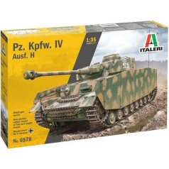 Italeri 6578S 1:35 vācu Pz.Kpfw. IV KwK 40L/48 - Celtniecības modeļi, Amatniecība, Hobiji, Līmēšana, Plastmasas komplekts, Detalizēts komplekts, Nekrāsots