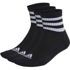 3-Stripes Cushioned Sportswear Mid-Cut Socks 3 Pairs IC1317 / 40-42