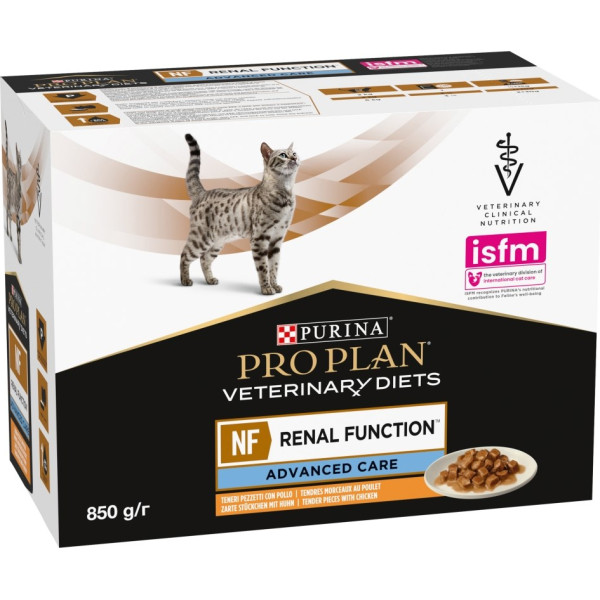 Purina pro plan vet feline nf advcare chicken 850g