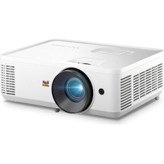 ViewSonic PX704HD 1080P mājas un biznesa projektors, līdz 300 collu liels attēls, 4000 lūmenu, 2 x HDMI/USB, augsts kontrasts ar 0,65 DMD mikroshēmu