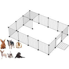 Langxun Металлические проволочные кубы для хранения, DIY Небольшая клетка для животных для кроликов, морских свинок, щенков, товаров для домашн