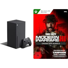 Xbox SERIES X 1TB atjaunots + Call of Duty: Modern Warfare III Cross-Gen komplekts One/Series X|S - Lejupielādes kods