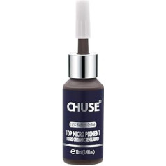 CHUSE T203 Medium Kaffee Microblading Micro Pigment Permanent Make-up Tattoo Ink Kosmetische Farbe Erfüllt SGS, DermaTest 12 ml (0,4 fl.oz)