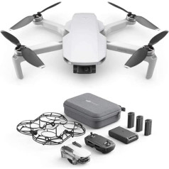 DJI Mavic Mini Combo, ultraviegls un pārnēsājams drons, 30 min. Lidojuma laiks, 4km HD video pārraide, 3 asu kardāns, 12MP, Video HD 2, 7K