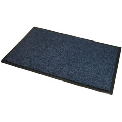 JVL Heavy Duty rutschfeste Bodenschutzmatte - 60 x 150 cm, Blau/Schwarz