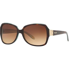 Ralph by Ralph Lauren Damen 0Ra5138 601/13 58 Sonnenbrille, Türkis (Tortoise/Turquoise/Brown Gradient)