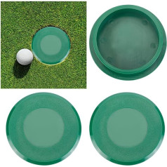 OLYCRAFT Pack of 3 Green Golf Cup Cover 99 mm Golf Hole Putting Green Golf Training Aids Golf Training Equipment for Outdoor Activities Golf Activities Golf Activities