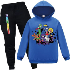 Forlcool Rainbow Friends Tracksuits bērniem YouTube spēles Merch gadījuma apģērbs Hoodie + bikses uzvalki