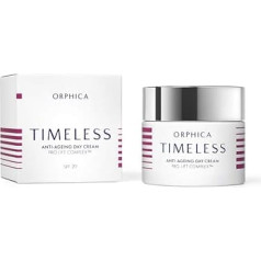 ORPHICA Anti-Ageing dienas krēms ar peptiskīna kompleksu, E vitamīns, 50 ml, SPF 20, pretnovecošanās krēms pret grumbām, krēms pret grumbām, sejas krēms, dabīgā kosmētika, sieviešu kosmētika,