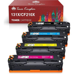 Toner Kingdom Kompatible Tonerkartusche für HP 131X CF210X CF210A 131A für HP Laserjet Pro 200 Color M251n M251nw M276nw, 128A CF320A CM1415FNW CP1525N,125A CB540A CP1515n CP1215